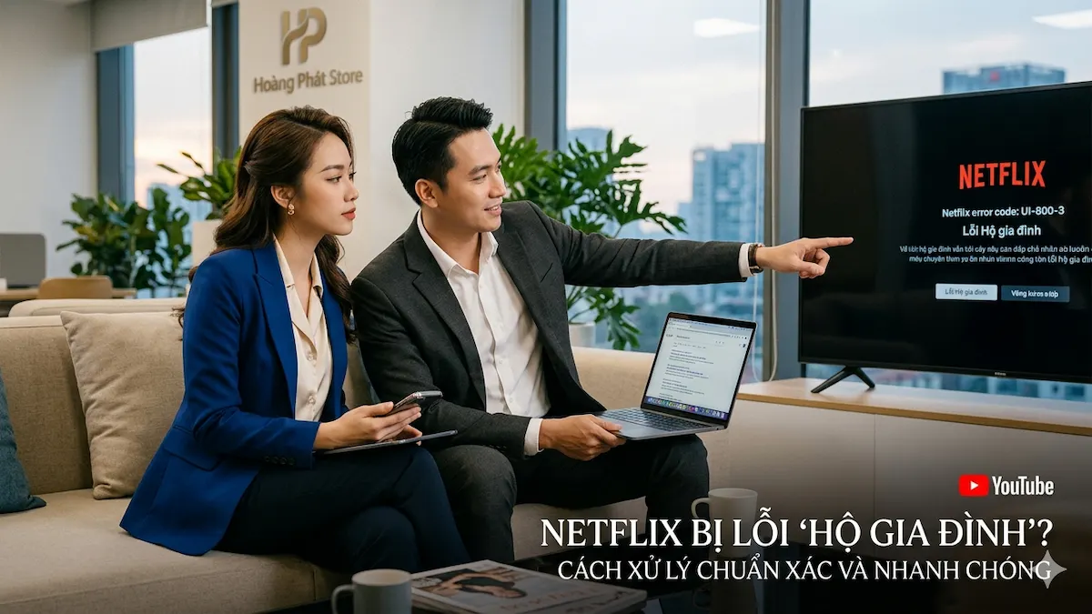 Netflix bị lỗi hộ gia đình phải làm sao khi xem trên tivi