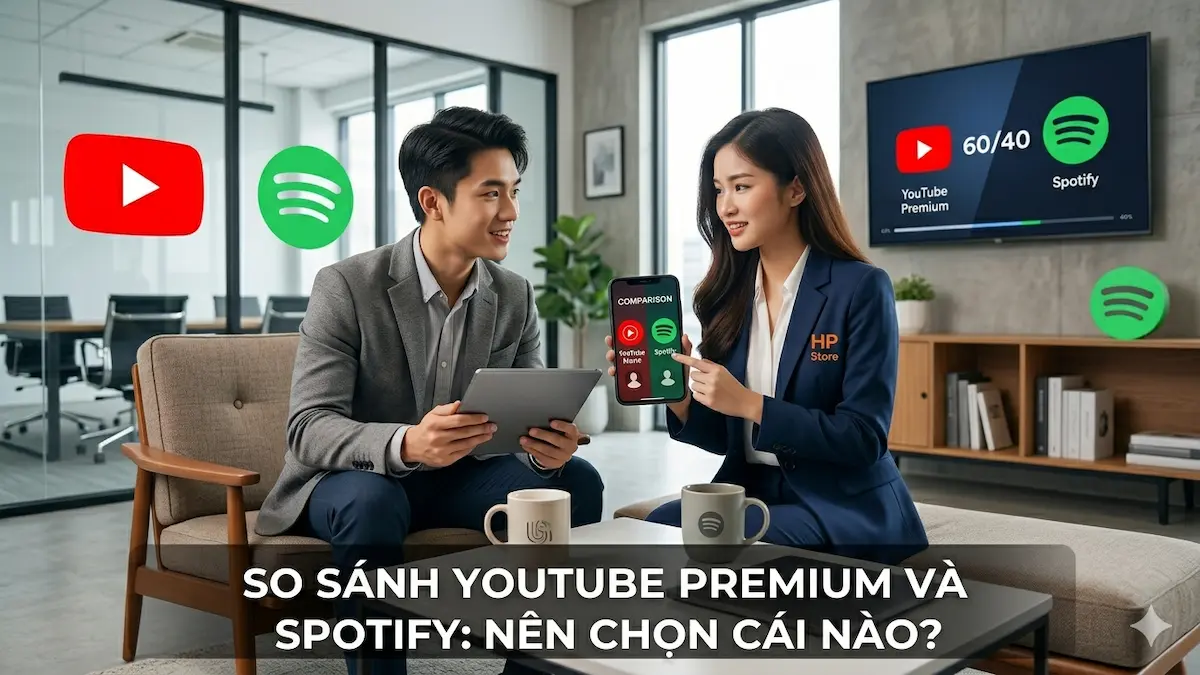 so sánh youtube premium và spotify nên chọn cái nào