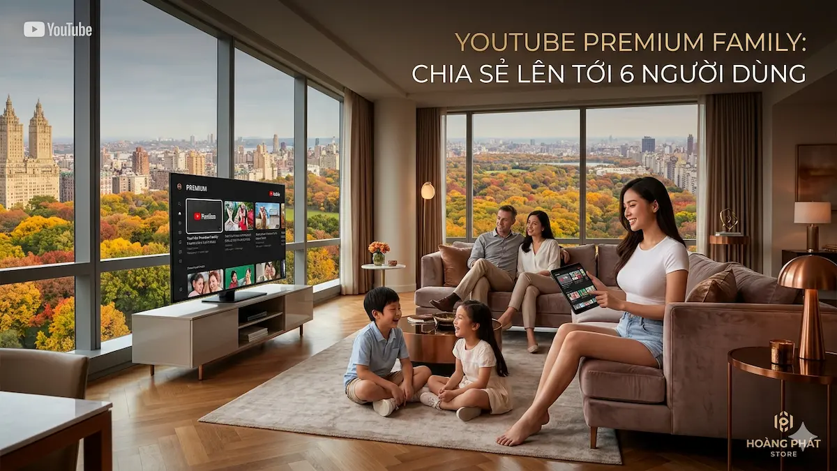 youtube premium family có mấy người dùng