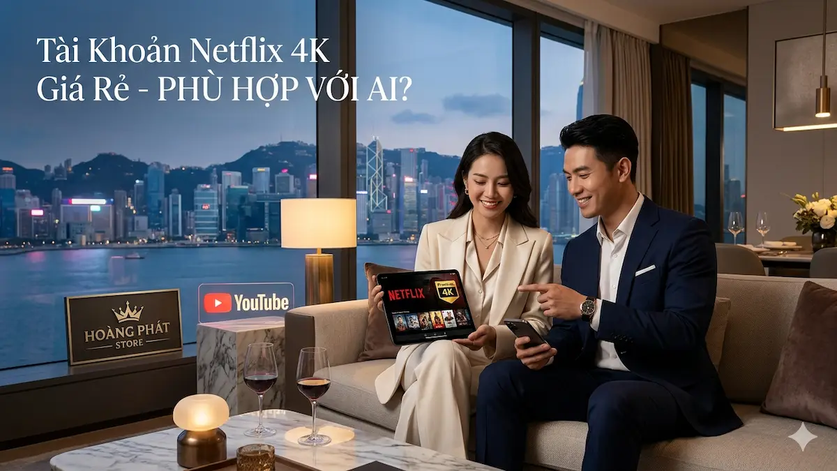 Tài khoản Netflix 4K giá rẻ phù hợp với người xem phim trên TV