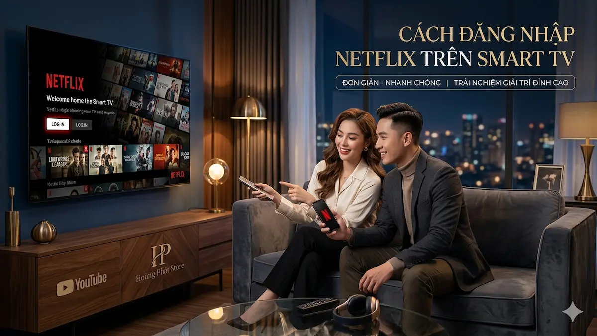 Cách đăng nhập Netflix trên Smart TV cho người mới