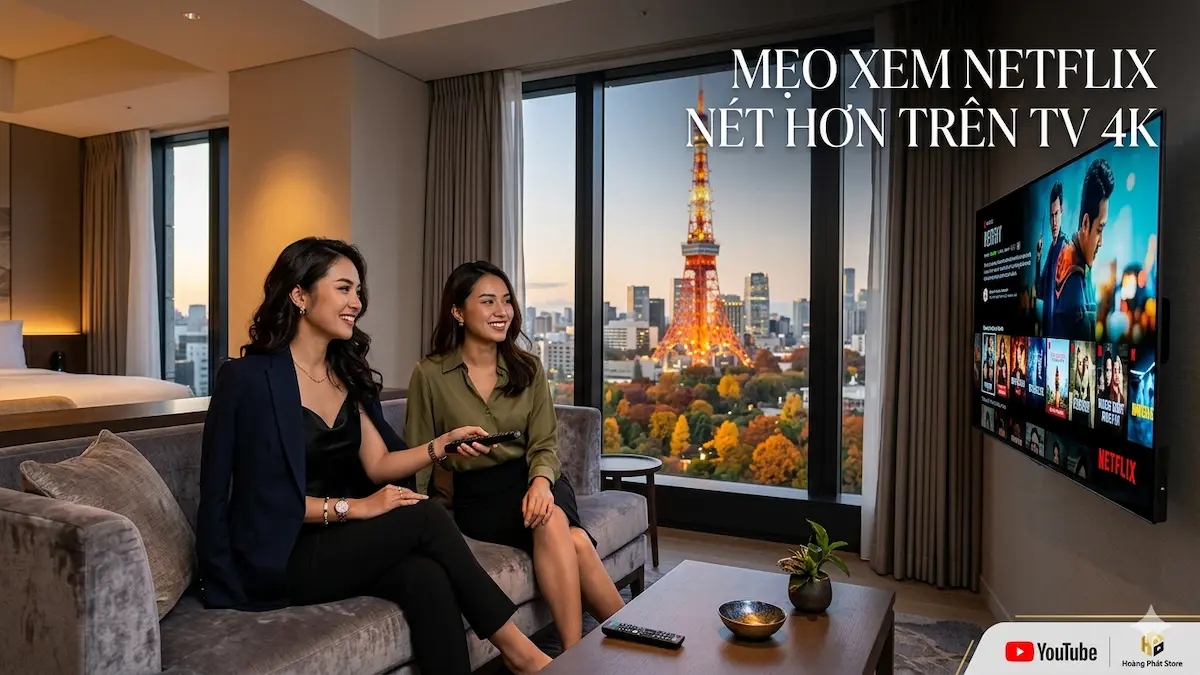 Mẹo xem Netflix 4k hơn trên TV tại nhà