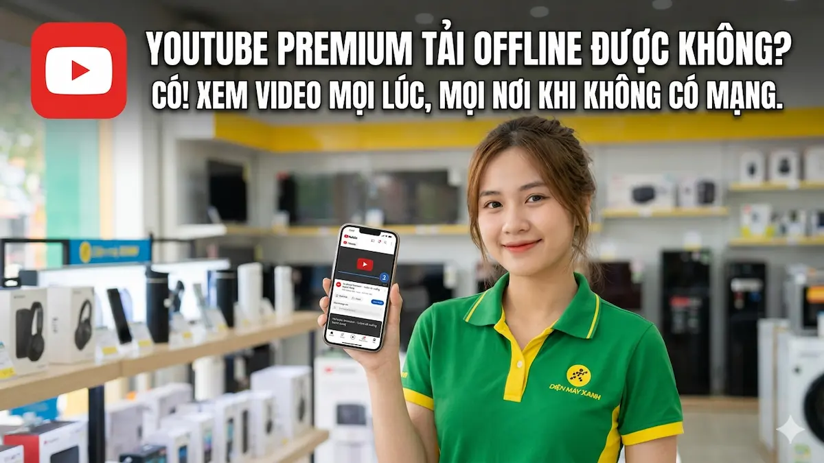 YouTube Premium có tải video offline được không