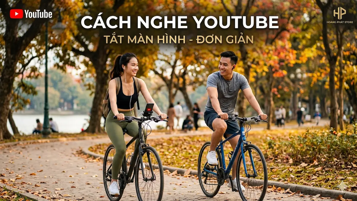 cách nghe youtube khi tắt màn hình trên điện thoại