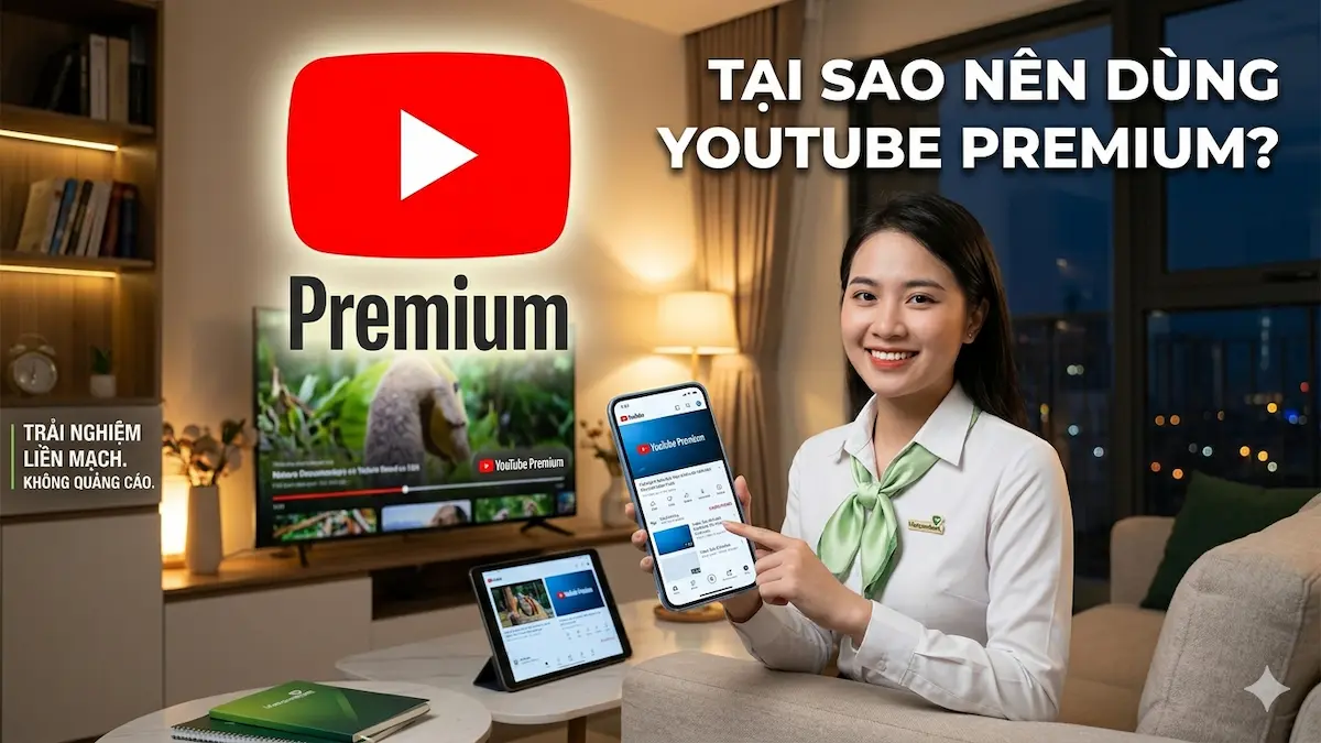 Tại sao nên dùng YouTube Premium không quảng cáo