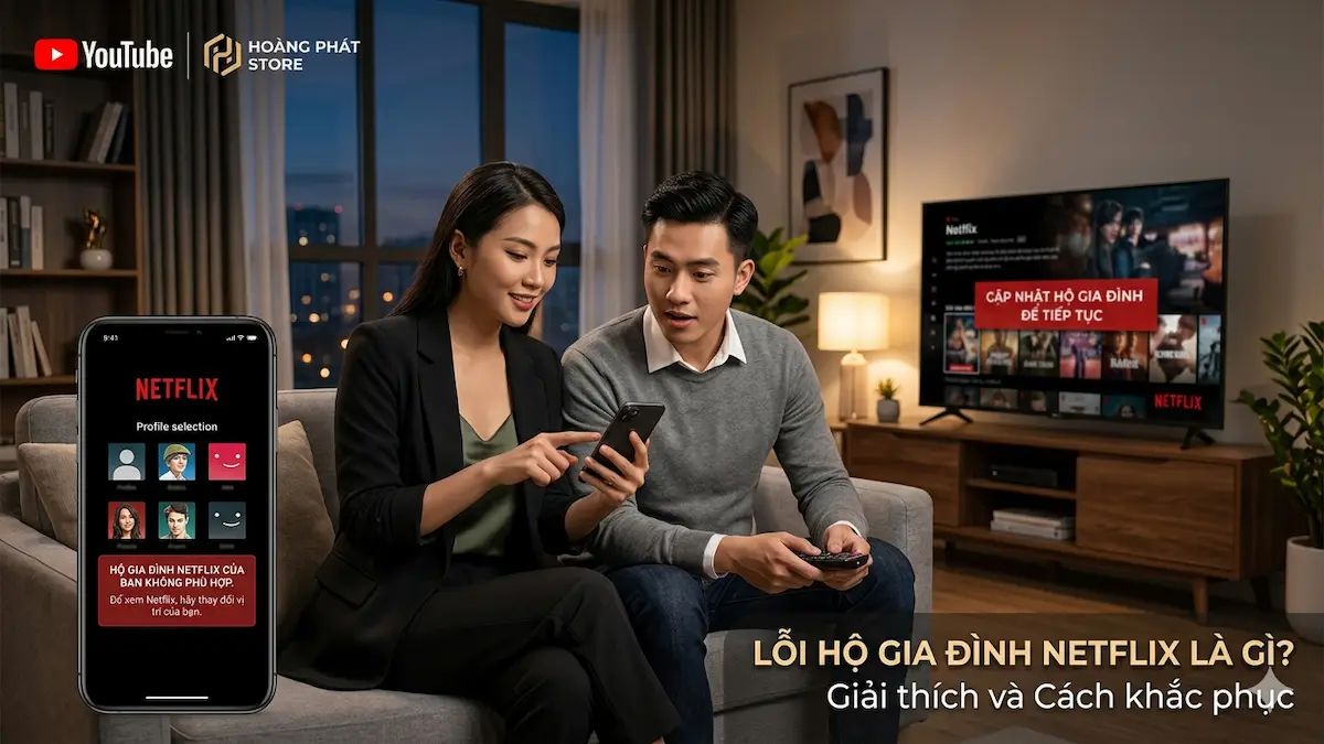 Lỗi hộ gia đình Netflix là gì khi xem trên tivi